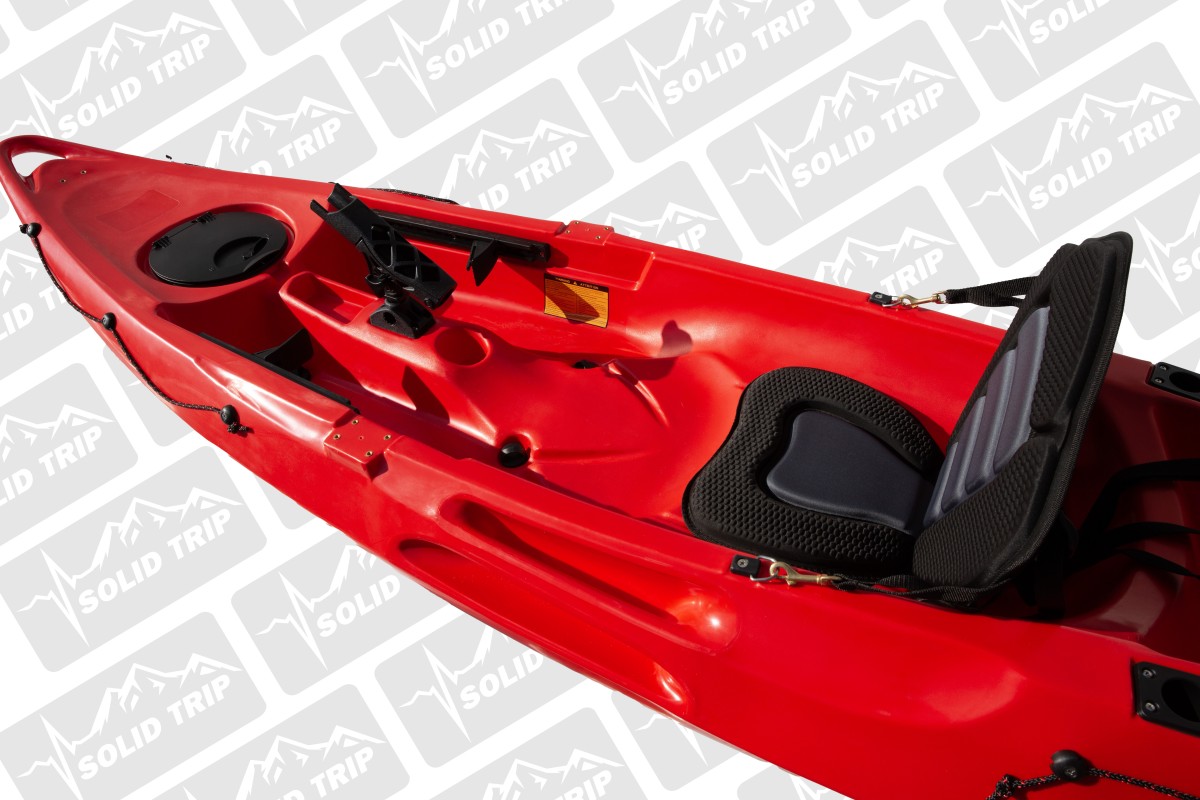 Kajak jedno- lub dwuosobowy CANARY SolidTrip z uchwytem na wędkę