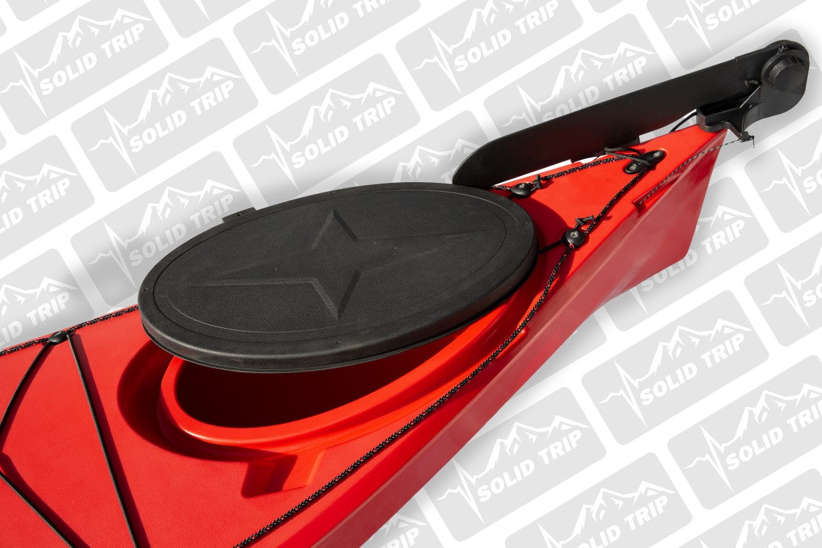 Kajak morski FALCON II SolidTrip dwuosobowy ze sterowaniem pedałowym