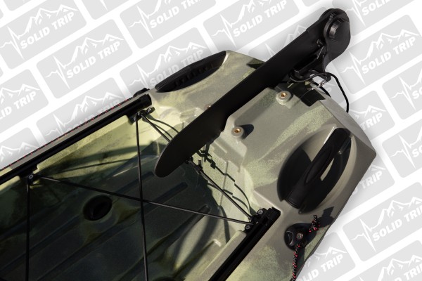 Kajak wędkarski PIKE SolidTrip jednoosobowy z napędem płetwowym