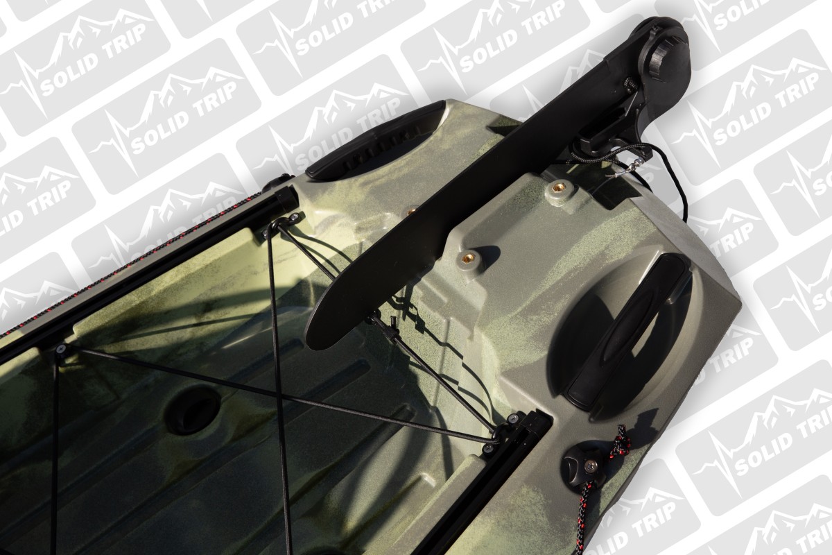 Kajak wędkarski PIKE SolidTrip jednoosobowy z napędem płetwowym