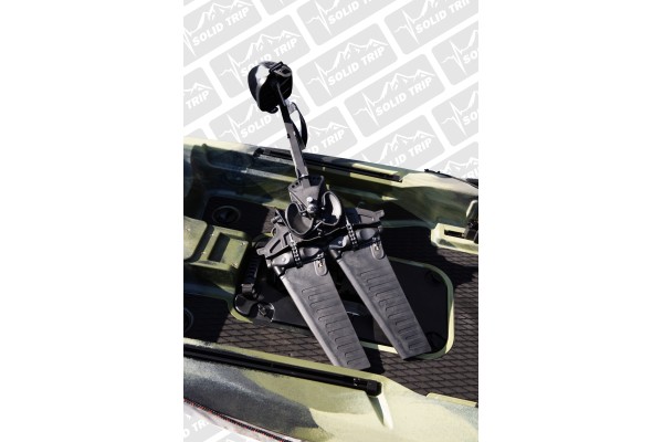 Kajak wędkarski PIKE SolidTrip jednoosobowy z napędem płetwowym