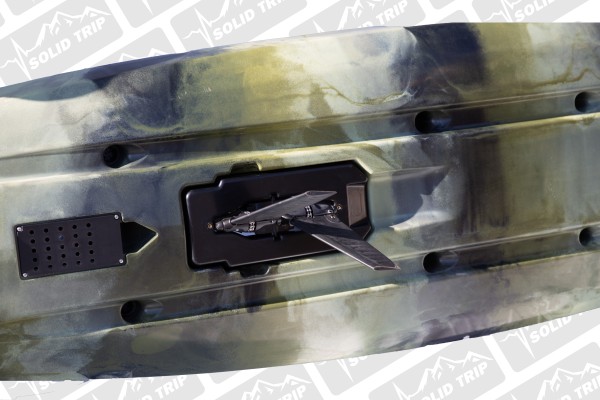 Kajak wędkarski PIKE SolidTrip jednoosobowy z napędem płetwowym