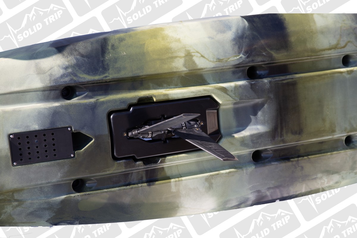 Kajak wędkarski PIKE SolidTrip jednoosobowy z napędem płetwowym