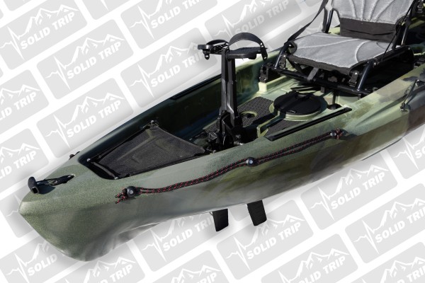 Kajak wędkarski TROUT SolidTrip dwuosobowy z napędem płetwowym