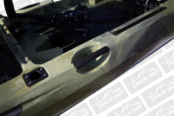 Kajak wędkarski TROUT SolidTrip dwuosobowy z napędem płetwowym