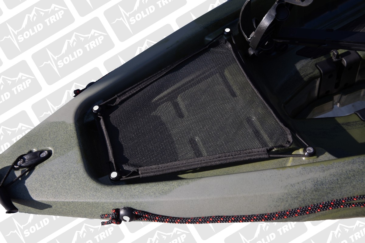 Kajak wędkarski TROUT SolidTrip dwuosobowy z napędem płetwowym