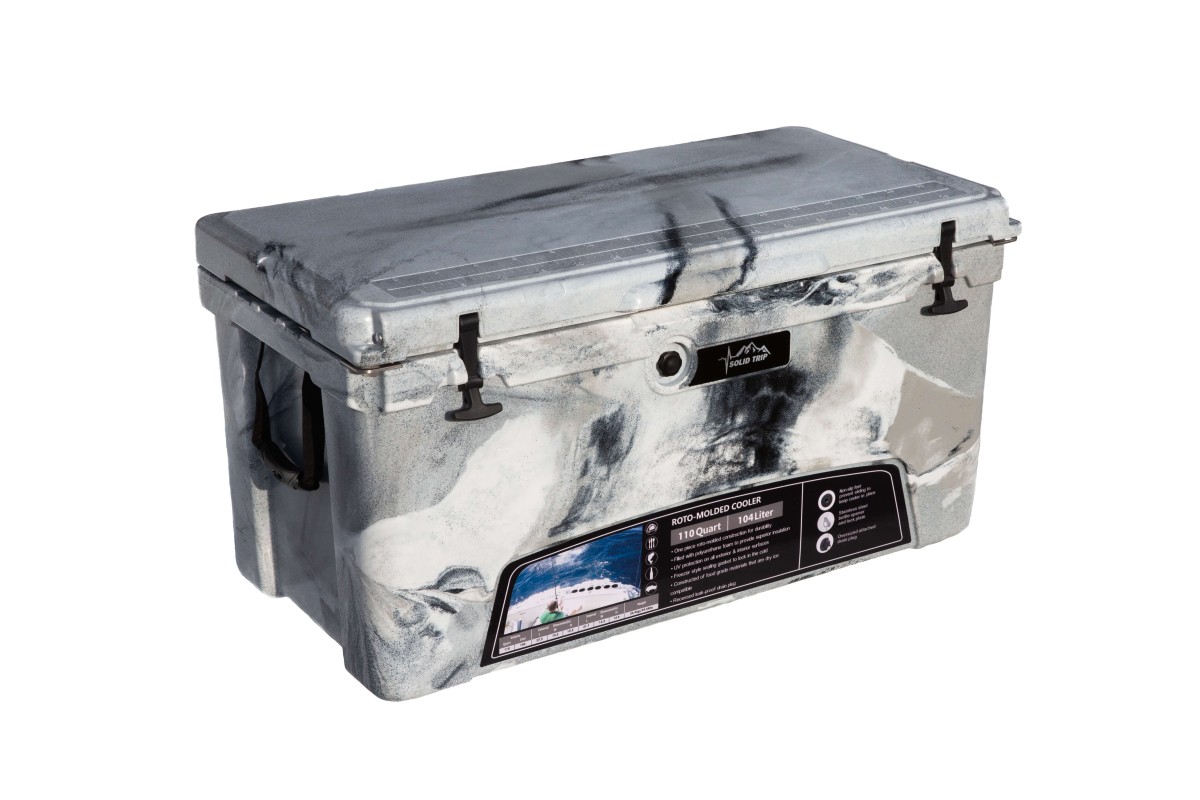 Skrzynia izotermiczna SolidTrip 110 z deską do krojenia i koszykiem - 104l