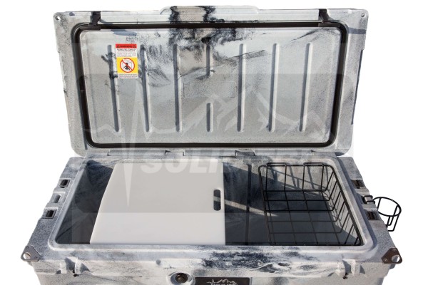 Skrzynia izotermiczna SolidTrip 110 z deską do krojenia i koszykiem - 104l