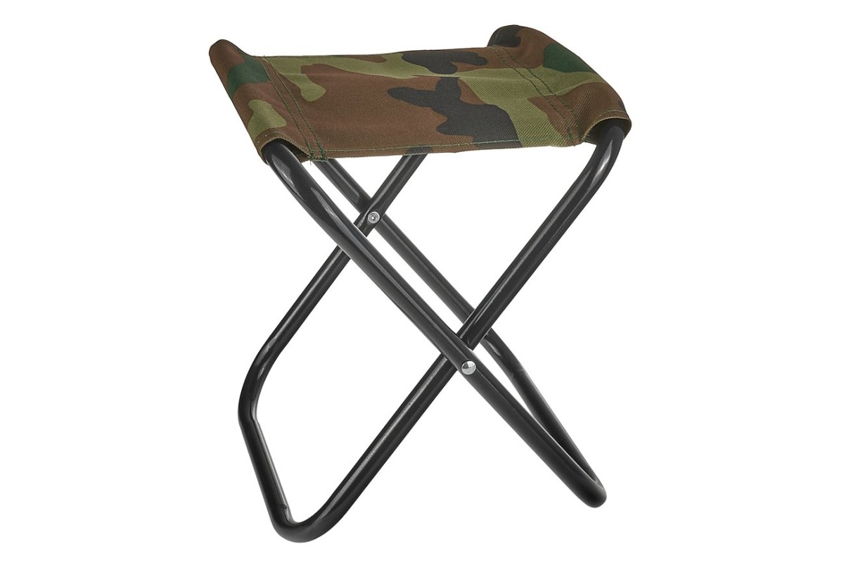 Taboret turystyczny składany, moro