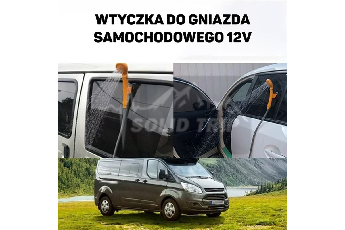 Prysznic turystyczny 12V