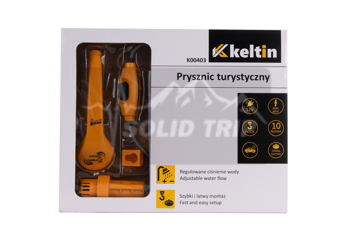 Prysznic turystyczny 12V