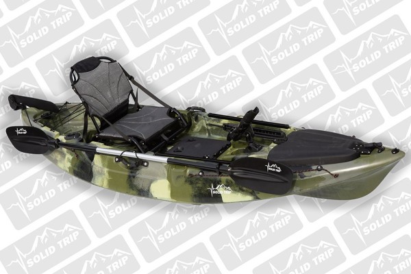 Kajak wędkarski CARP SolidTrip ze sterowaniem pedałowym