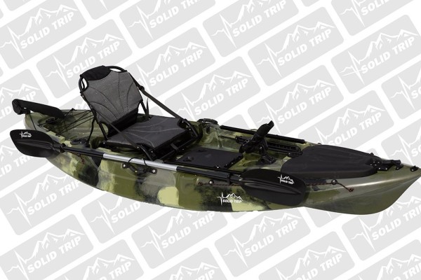 Kajak wędkarski CARP SolidTrip ze sterowaniem pedałowym