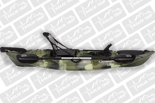 Kajak wędkarski CARP SolidTrip ze sterowaniem pedałowym