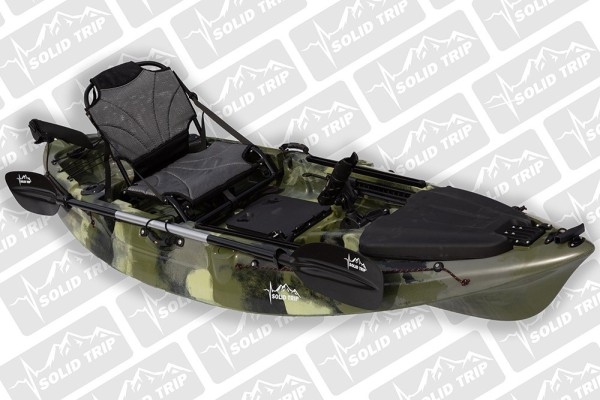Kajak wędkarski CARP SolidTrip ze sterowaniem pedałowym