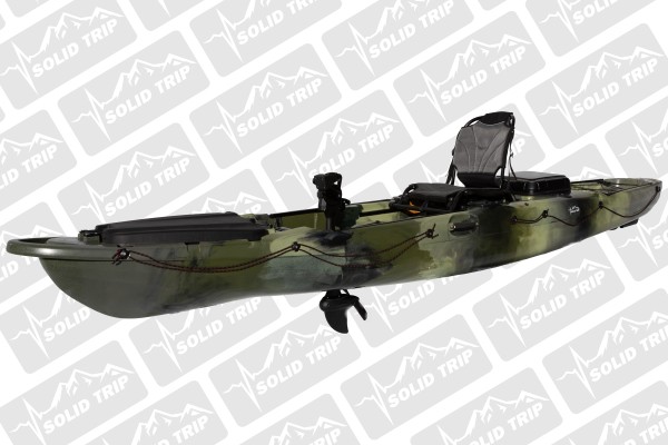 Kajak wędkarski BASS SolidTrip z systemem pedałowym