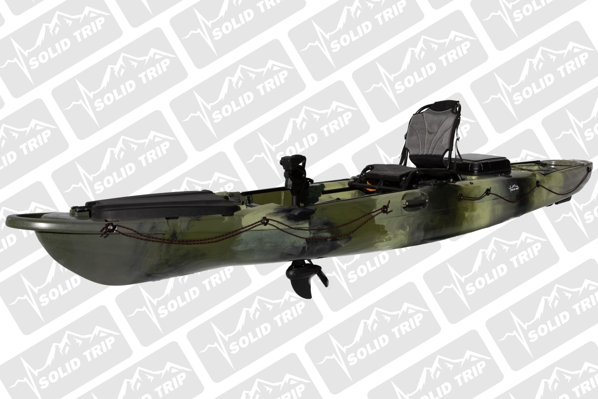 Kajak wędkarski BASS SolidTrip z systemem pedałowym